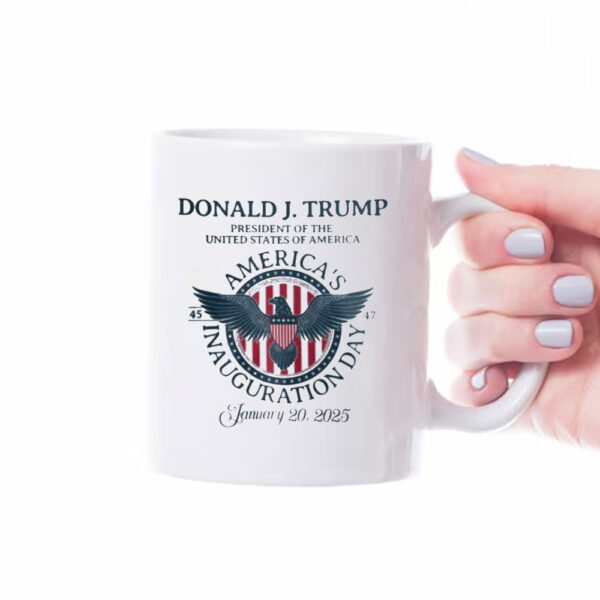 Trump Vance 2025 Inauguration Comfort Colors Mug, 47th US President Donald Trump Inauguration Day 2025 Mug